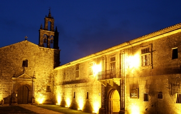 Monasterio de Aciveiro. Vista nocturna
