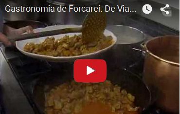 Resumo da gastronoma de Forcarei, no Rest. Paris