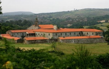 Parroquia de Aciveiro. Vista do monasterio